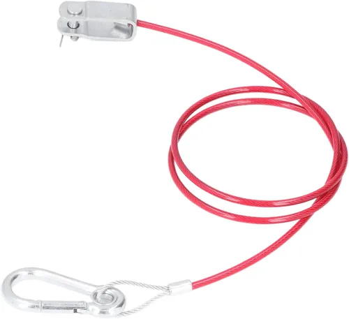 Vista 4 de Cable de seguridad de remolque de 3.3 pies, cable de seguridad de remolque resistente, cable de seguridad de remolque, cable de freno de remolque