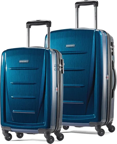 Vista 42 de Samsonite Winfield 2 Equipaje rígido con ruedas giratorias, Carbón vegetal, Grande de 28 pulgadas, a cuadros