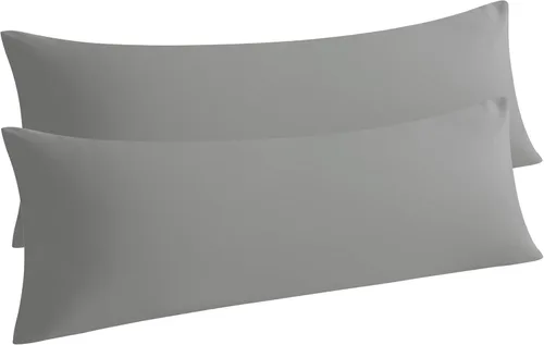 Vista 47 de NTBAY Juego de 2 fundas de almohada estándar, paquete de 2 fundas de almohada de microfibra cepillada de 20x26, suaves, resistentes a las arrugas, a