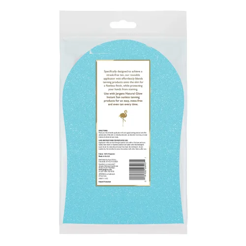 Vista 7 de Jergens - Manopla aplicadora corporal natural brillante, guante de bronceado reutilizable Mezcla sin rayas, protege las manos, cobertura uniforme