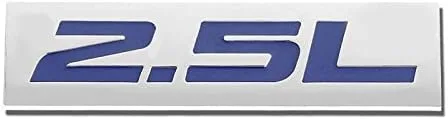 Vista 65 de 1.5L Negro/Cromo Aleación de Aluminio Auto Maletero Puerta Guardabarros Parachoques Insignia Calcomanía Emblema Cinta Adhesiva Pegatina