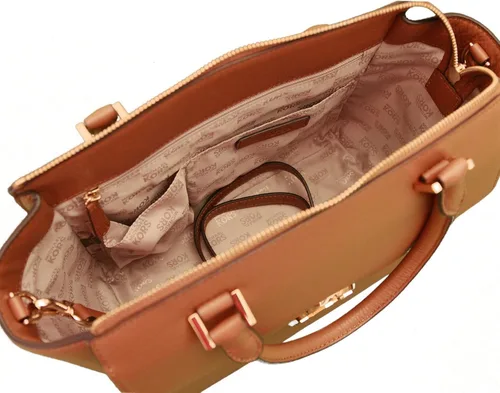 Vista 2 de Michael Kors Hudson - Bolso de piel (tamaño grande), color violeta