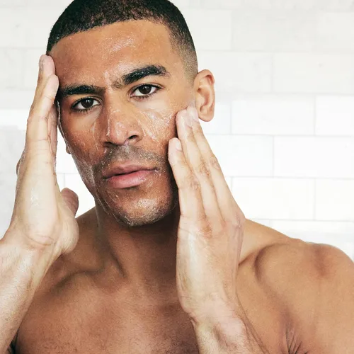 Vista 6 de Brickell Daily Elite - Rutina de cuidado facial para hombre, tónico, gel de lavado facial, exfoliante facial, crema de noche antienvejecimiento