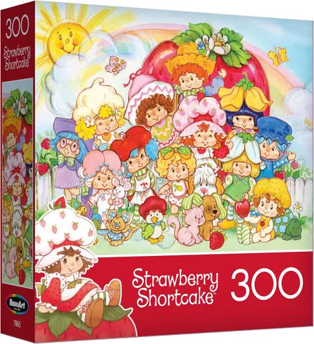 Vista 8 de RoseArt - Strawberry Shortcake - Berry Besties - Rompecabezas de 300 piezas - Hecho en Estados Unidos