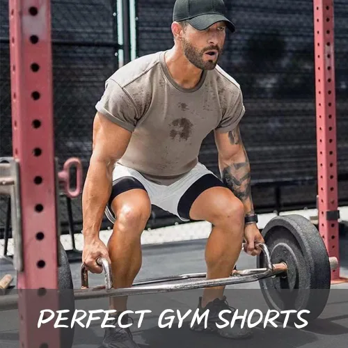 Vista 5 de Pantalones cortos de entrenamiento 2 en 1 para hombre, para correr, yoga, gimnasio, 7 pulgadas, con bolsillos laterales