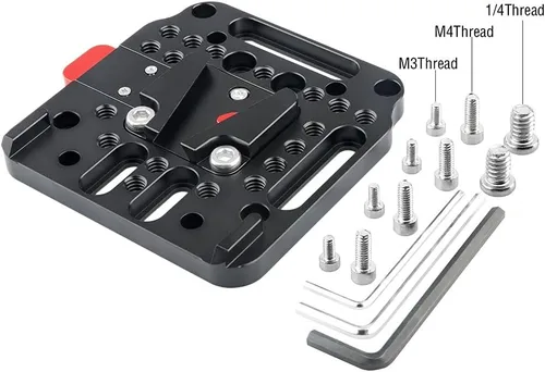 Vista 5 de NICEYRIG Kit de montaje de placa de bloqueo V con V-Dock macho V-Lock compatible con DJI Ronin M MX