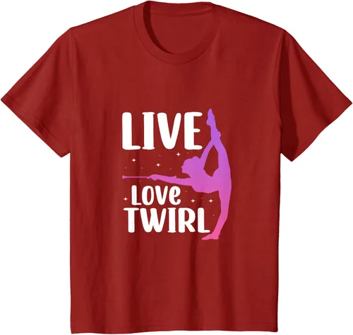 Vista 49 de Camiseta Twirl Baton Twirling Twirler Majorettes, Negro