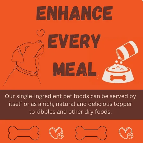 Vista 6 de Alimento húmedo para perros 100% de carne de res, un solo ingrediente, mezclador y adorno rico en proteínas, pastel de carne en caldo de hueso, lata