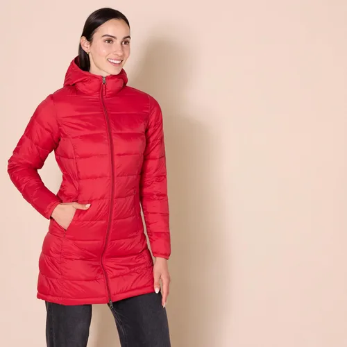 Vista 17 de Amazon Essentials - Abrigo acolchado, ligero y resistente al agua con capucha para mujer, disponible en talla extragrande