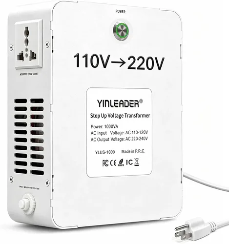 Vista 10 de 1500W 110/120V a 220/240V Convertidor de voltaje Paso Arriba Transformador
