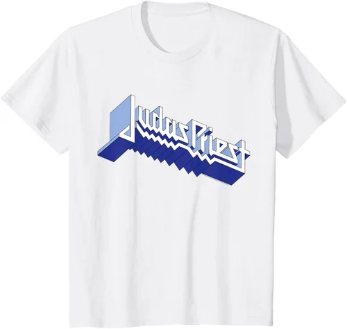 Vista 21 de Judas Priest - Camiseta con logotipo de Defender, Negro