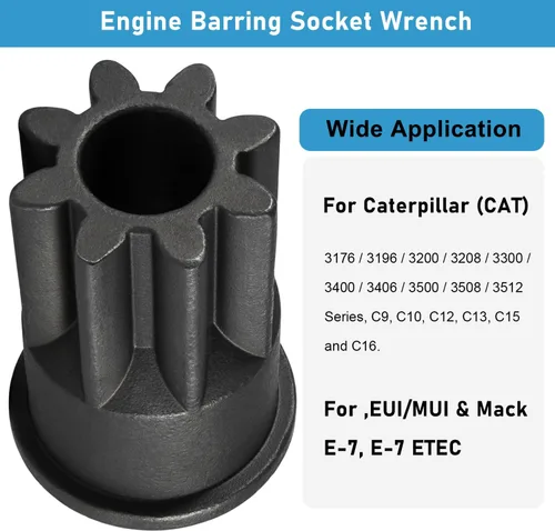 Vista 2 de Llave de enchufe de bloqueo/giro del motor para motores CAT Caterpillar, EUI/MUI y Mack, se ajusta a las series