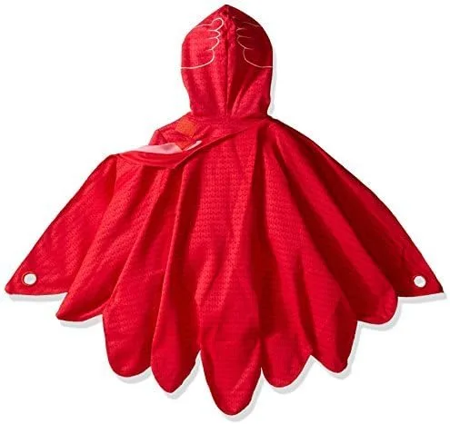 Vista 3 de PJ MASKS Camiseta con capucha y capucha Owlette para niña Rojo