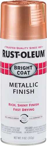 Vista 23 de Rust-Oleum 7715830 Stops Rust Bright Coat Pintura en Aerosol Metálica, 11 Oz, Aluminio