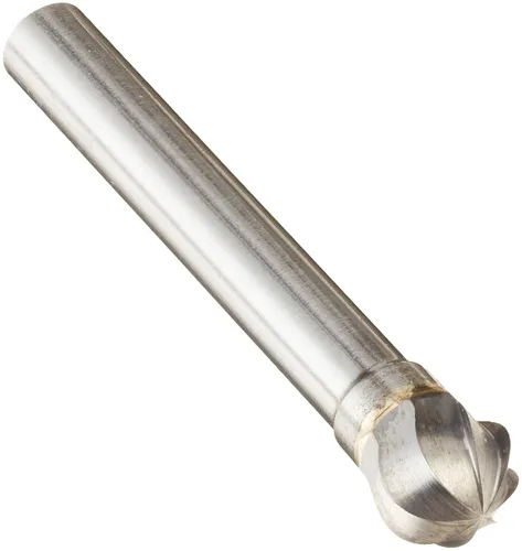 Vista 15 de Drill America SA-1 Rebaba de carburo/lima giratoria cilíndrica de doble corte para amoladora de troquel de 1/4" de diámetro x 5/8" de longitud