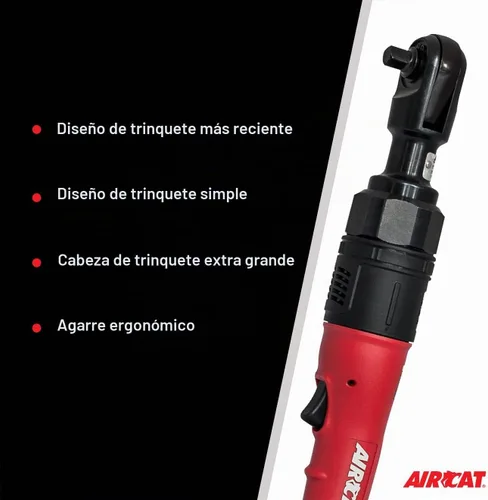 Vista 5 de AIRCAT Herramientas neumáticas 805-HT-5 Llave de trinquete de alto par 130 pies-libras - 1/2 pulgada