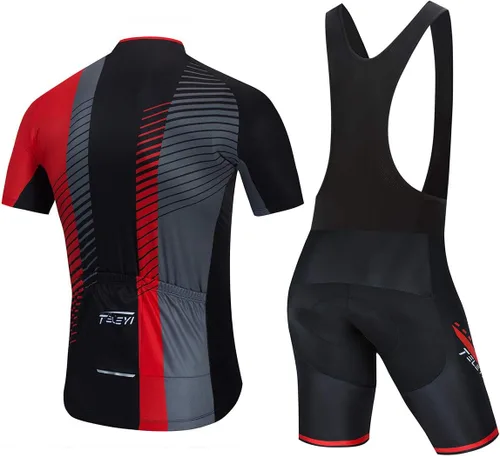 Vista 2 de Conjunto de camiseta de ciclismo para hombre, pantalones cortos de verano para niños, trajes de ciclismo de montaña, camisetas de equitación