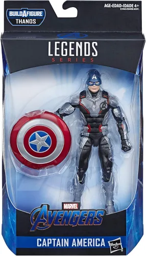 Vista 2 de Hasbro Marvel Legends Series Avengers: Endgame - Figura coleccionable de Captain America Marvel Cinematic Universe de 6 pulgadas Marvel Legends