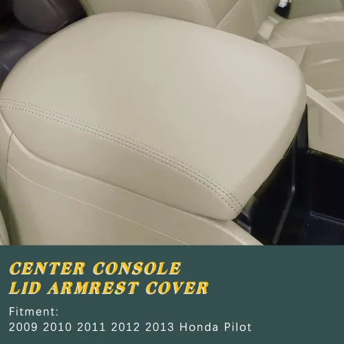 Vista 5 de A ABIGAIL Funda para reposabrazos de consola central compatible con Honda Pilot Auto 2009 2010 2011 2012 2013 2014 2015 Honda Pilot Auto Funda