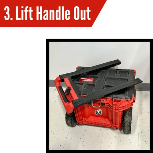 Vista 4 de Puños de liberación compatibles con Milwaukee Packout Puños de liberación rápida para Milwaukee Packout Kit de extracción de asa para Packout
