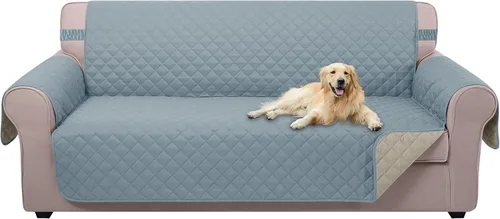 Vista 61 de U-NICE HOME Funda para sillón reclinable, reversible, con correas elásticas, resistente al agua, protege de perros y mascotas, sillón pequeño