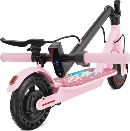 Vista 16 de Electric Scooter- 8.5"/10''Solid Tires, 350W/500W Motor, Up to 19/22MPH& 12/16/21/23Miles Long-Range Scooter with Double Braking System Verde07
