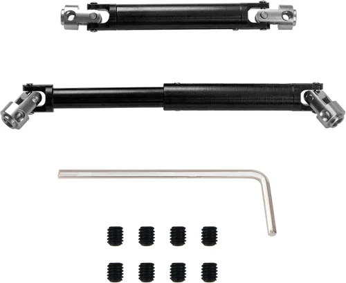Vista 4 de ShareGoo - Eje de transmisión de automóvil a control remoto de aleación de aluminio de 4.055-5.827 in, junta universal CVD, compatible con Axial