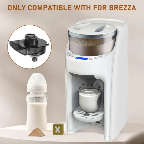 Vista 6 de Embudo de repuesto para dispensador de bebé compatible con los modelos Baby Brezza Pro Advanced y Pro Advanced, embudo de repuesto y cubierta, se