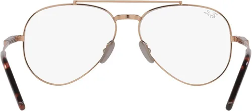 Vista 7 de Ray-Ban RX8225v Aviator Titanium Pilot - Marcos para gafas graduadas