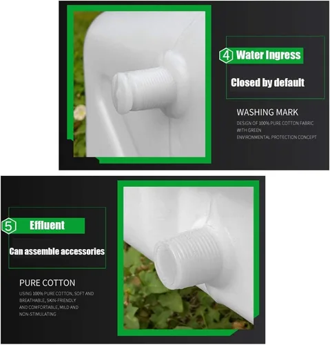 Vista 7 de Contenedor de agua 25L/45L/80L/110L/160L/200L Espesamiento de plástico blanco de grado alimenticio Tanque de almacenamiento rectangular Cubo de agua