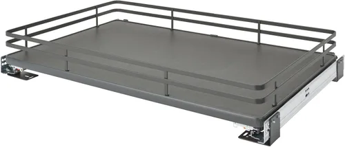 Vista 12 de Rev-A-Shelf Estante organizador extraíble de superficie sólida con cierre suave Gris