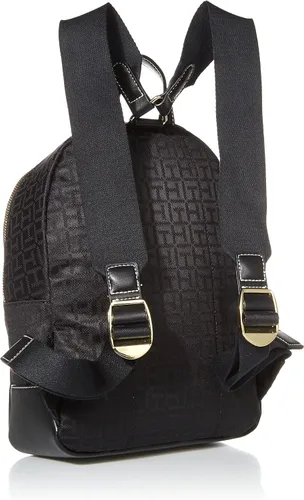 Vista 2 de Tommy Hilfiger Mochila Jaden Plus para mujer, Negro (Tommy Black), Mochila Jaden Plus