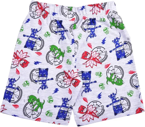 Vista 5 de PJ Masks Paquete de 2 pantalones cortos con cordón para niños pequeños - AzulGris