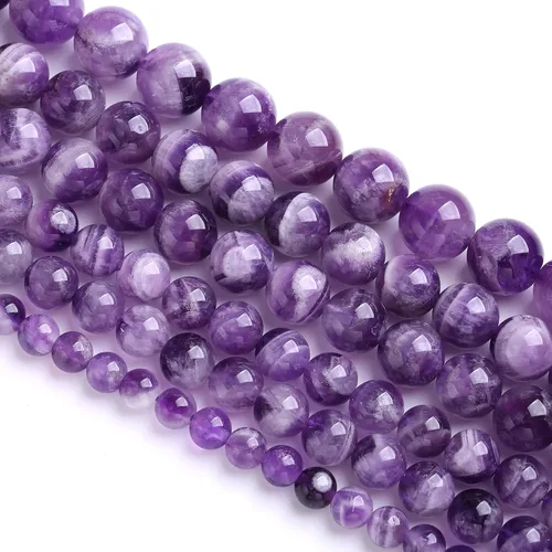 Vista 131 de 4MM 86 piezas Cuentas sueltas de piedra natural de amazonita calcedonia para hacer joyería DIY Pulsera Collar 1 hebra