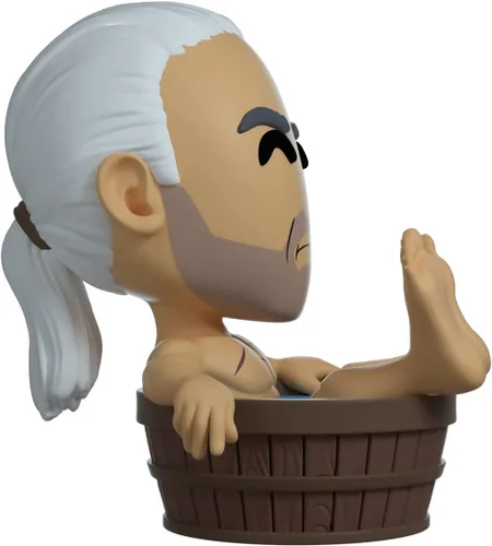 Vista 5 de Youtooz Bathtub Geralt - Figura de vinilo de 3.3 pulgadas, colección oficial de la colección The Witcher de The Witcher