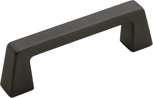 Vista 75 de Amerock BP55280GM Tirador de aparato de bronce Mango de electrodoméstico de centro a centro de 12 pulgadas (12.008 in) Roca negra Tirador