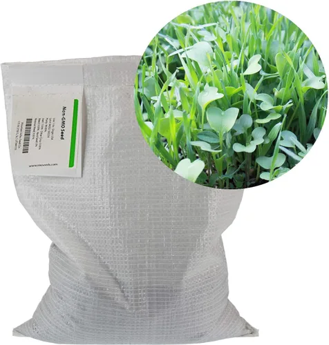 Vista 2 de Mezcla de semillas para cultivo sin labranza y cubierta de jardín y huerto - 2.27 Kg - Mezcla de semillas para cultivo de cubierta de jardín: vezo