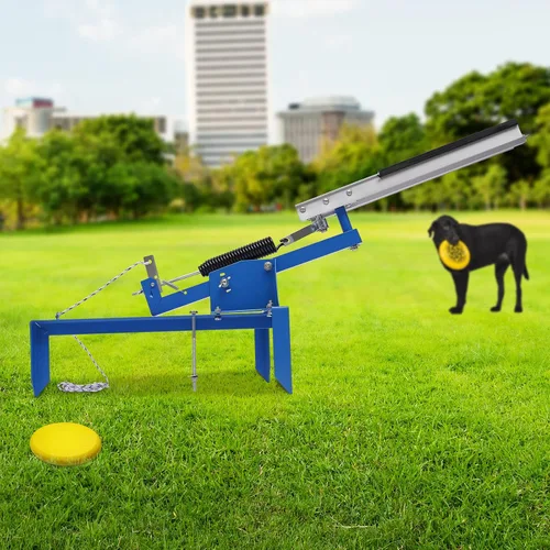 Vista 2 de Lanzador de palomas de arcilla ajustable en ángulo, máquina automática de lanzador de discos para práctica de tiro y entrenamiento