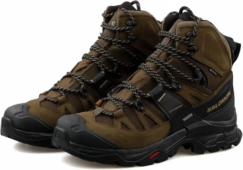 Vista 3 de Salomon Quest 4D GTX - Botas de mochilero para hombre, color olivaoscuro