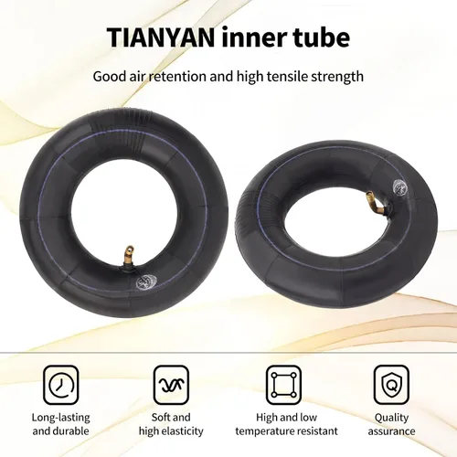 Vista 4 de TIANYAN Tubo interior de neumático 2.80-4 2.50-4 apto para camiones de mano, carrito utilitario, cortacésped, carretillas, carros, scooters Razor