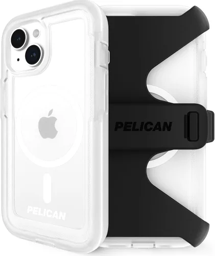Vista 13 de Pelican Shield Series - Funda para iPhone 13/14 de 6.1 pulgadas [compatible con MagSafe] [protección contra caídas de grado militar de 21 pies]