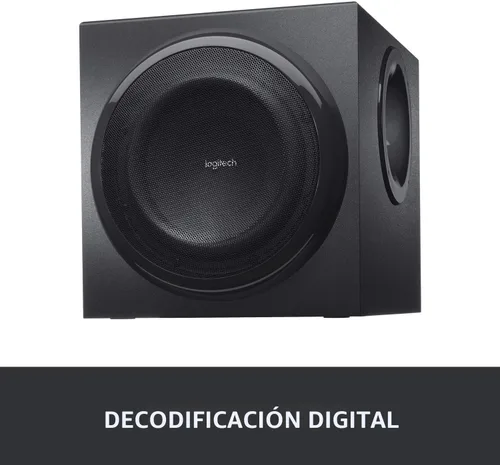 Vista 7 de Sistema de altavoces de sonido envolvente Logitech Z906 5.1 - Certificado THX, Dolby Digital y DTS Digital - Negro