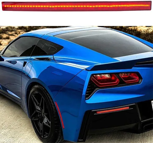 Vista 4 de Corvette C7 Luces Reflectoras LED de Parachoques para Chevy Corvette C7 2014-2019 Lámparas de Señal de Giro Traseras LED Rojas Lámparas de Freno