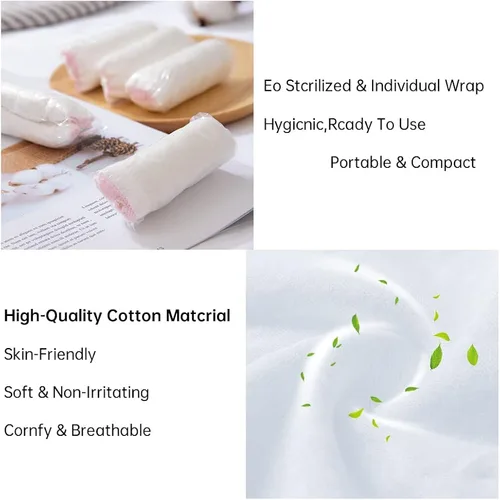 Vista 3 de 20105 Pack Women's Disposable 100% Cotton Underwear Ladies Briefs Panties for Travel Hotel Spa Hospital Stays Emergencies