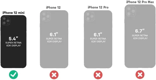 Vista 2 de OtterBox Commuter Series - Funda para iPhone 12 Mini (solamente), embalaje no minorista, Ocean Way
