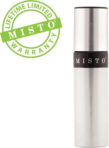 Vista 6 de MISTO Pulverizador de aceite de aluminio cepillado, individual, plateado