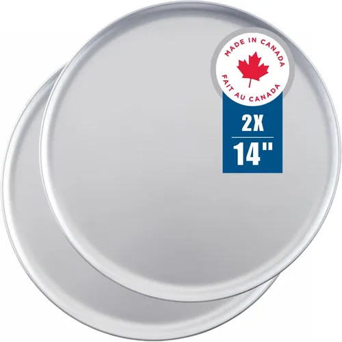 Vista 10 de Norjac Sartén para pizza de 12 pulgadas, paquete de 6, bandejas redondas de aluminio, bandeja para hornear para horno, libre de óxido, duradera