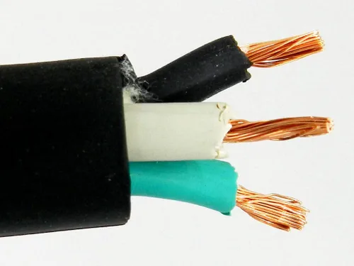 Vista 3 de Nassau Electrical Supply SOOW SO Cable de alimentación de 2/3 15 pies HD USA portátil al aire libre interior 600 V cable flexible