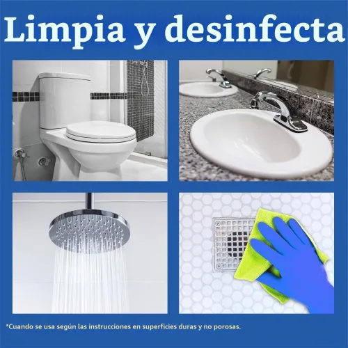 Vista 5 de Tilex 35600 desinfecta el removedor instantáneo del moho, espray de tubo inteligente de 32 onzas, 9/cartón