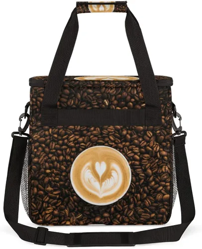Vista 5 de cfpolar Funda de transporte para cafetera, bolsa de almacenamiento de viaje compatible con K-Mini o K-Mini Plus, estuche portátil para cafetera